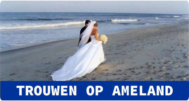 trouwen op ameland